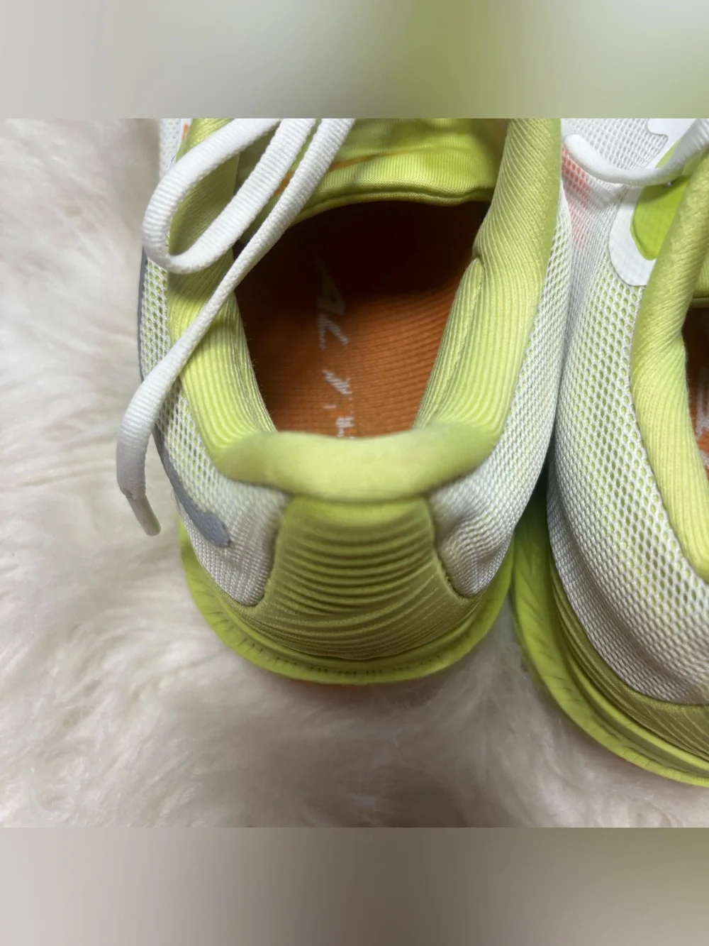 Altra Women’s Rivera 3 Road Running Shoes in White, Lime, & Orange - size 9